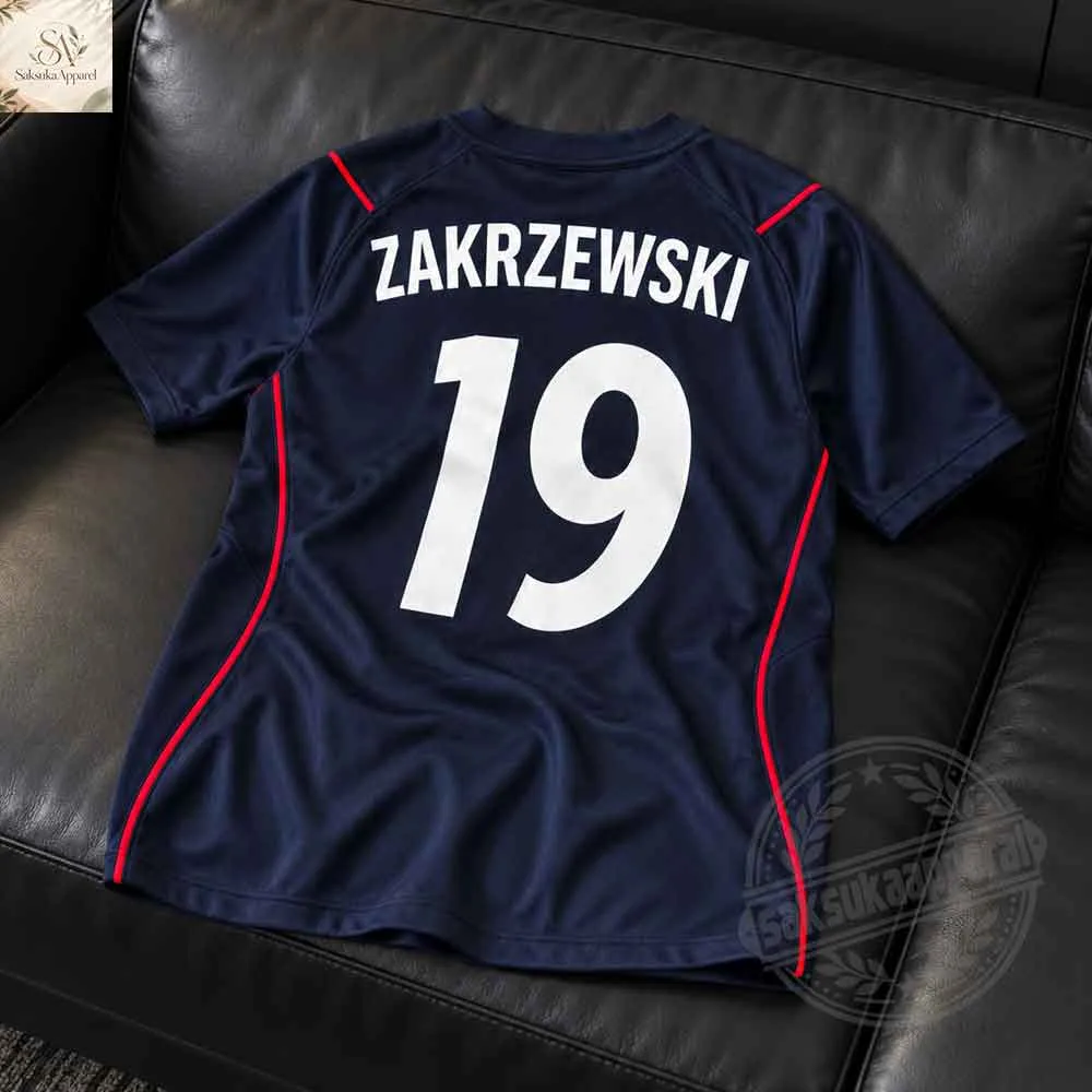 Julian Zakrzewski Hall #19 USMNT Soccer Jersey Shirt - Saksuka